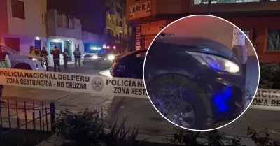 Taxista muri luego de impactos de bala y choque de su auto.