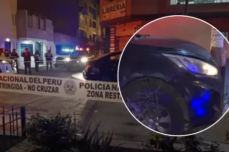 Taxista muri luego de impactos de bala y choque de su auto.