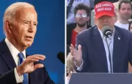 Donald Trump: "Me alegro de saber que est sano y salvo", seala Joe Biden