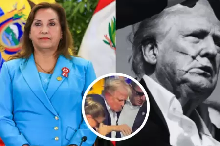 Gobierno de Dina Boluarte condena ataque contra Donald Trump