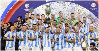 Argentina se corona bicampen de la Copa Amrica