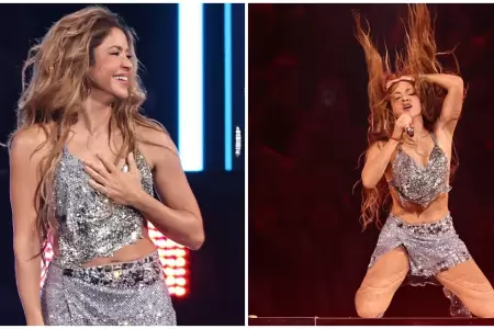 Copa Amrica: Shakira en entretiempo del Argentina vs Colombia