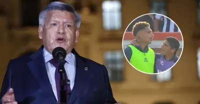 Csar Acua decidi referirse a la actualidad de Paolo Guerrero.