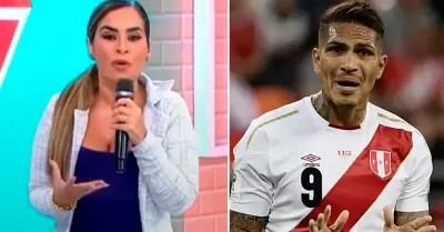 Ethel Pozo arremete contra Paolo Guerrero.