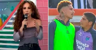 Janet Barboza 'explota' contra Paolo Guerrero.