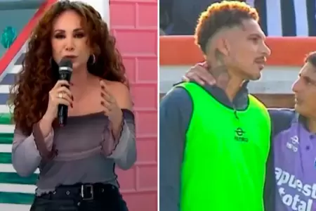 Janet Barboza 'explota' contra Paolo Guerrero.