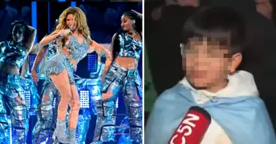 Menor argentino critica concierto de Shakira.