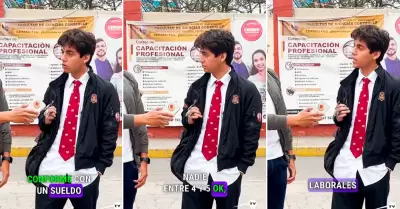 Estudiante de Filosofa anhela ganar S/5 mil.