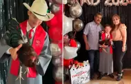 Nio recibe un gallo de pelea como regalo de graduacin y usuarios reaccionan: "Importa su felicidad"