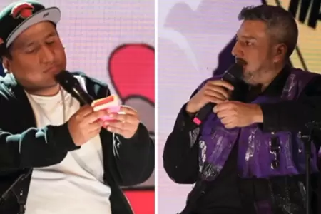 Jorge Luna y Ricardo Mendoza anuncian 'El ltimo show' de 'Hablando Huevadas'.