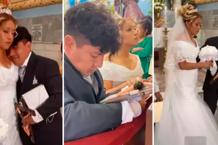 Novio llega borracho a su propia boda.