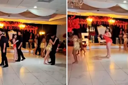 Quinceaera impacta con baile en su fiesta.