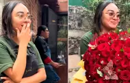 Mujer recibe flores de su ex, pero ella lo rechaza con IMPACTANTE respuesta: "Que se lo mande a la otra"