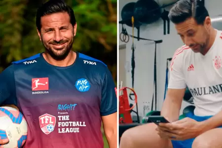 Claudio Pizarro acepta estar en la Icon League.