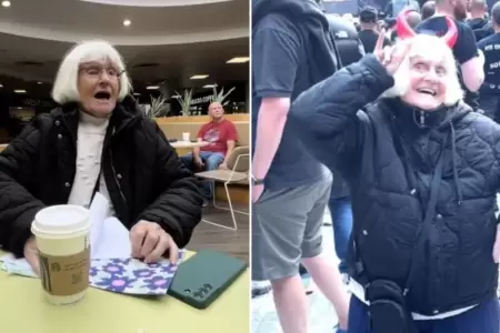 Abuelita celebr su cumpleaos con AC/DC