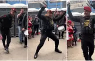 Polica cautiva con sus pasos en una danza tradicional del Cusco: "Representando a nuestra PNP"