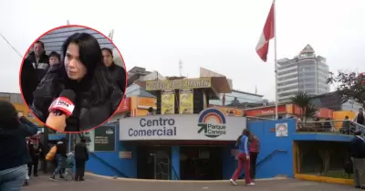 Comerciantes de Parque Cnepa duermen en el centro comercial.