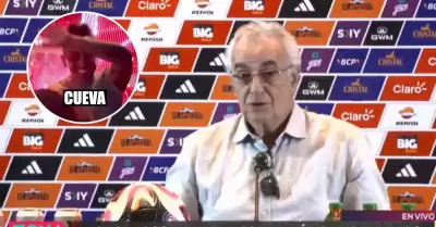 Christian Cueva fue mencionado por Jorge Fossati en la reciente conferencia de p