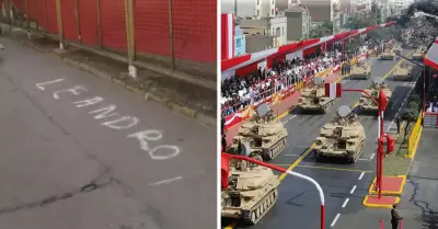 Av. Brasil lotizada por Gran Parada Militar