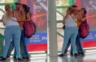 Perdieron el control! Dos mujeres PELEAN por el amor de un hombre INFIEL en el metro