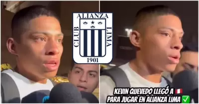 Kevin Quevedo revela la razn de su regreso a Alianza Lima