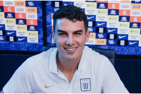 Matas Succar revela que siempre quiso estar en Alianza Lima