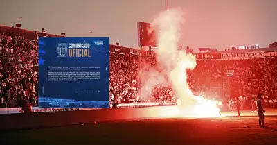 Alianza Lima fue sancionado en primera instancia por el apagn en Matute.