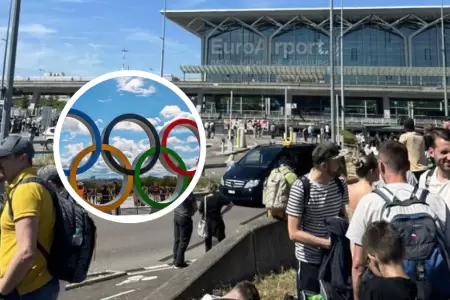Aeropuerto evacuado a pocas horas de los Juegos Olmpicos