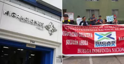 Migraciones anuncia que huelga qued sin efecto.