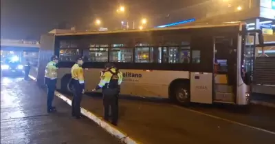 Accidente en estacin Ricardo Palma