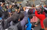 Marchas contra Dina Boluarte: Reportan enfrentamiento entre policas y manifestantes que intentan protestar contra el Gobierno