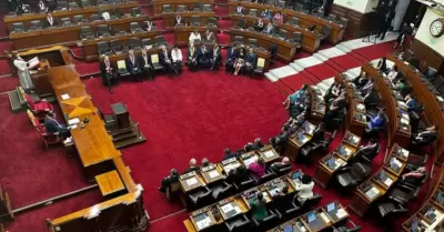 Congreso luce casi vaco durante mensaje a la Nacin.