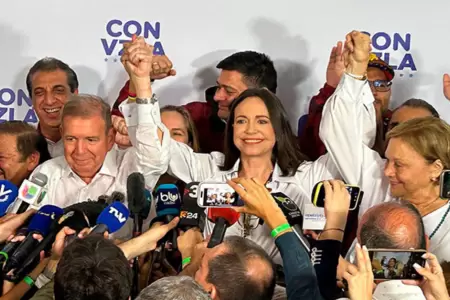 Mara Corina Machado niega victoria de Maduro