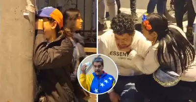 Venezolanos lloran desconsoladamente tras triunfo de Nicols Maduro.