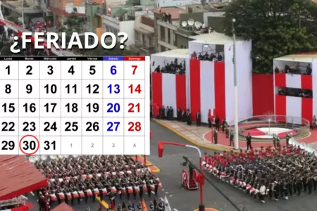 Descubre si maana martes 30 de julio es feriado