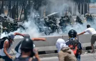 Tensin en Venezuela: Presuntos colectivos disparan a manifestantes frente a la Polica