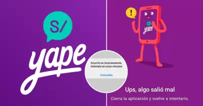 Reportan cada de Yape a nivel nacional.