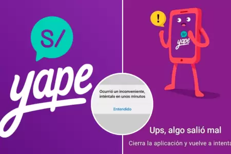 Reportan cada de Yape a nivel nacional.