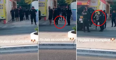 Policas se llevan detenido a perrito.