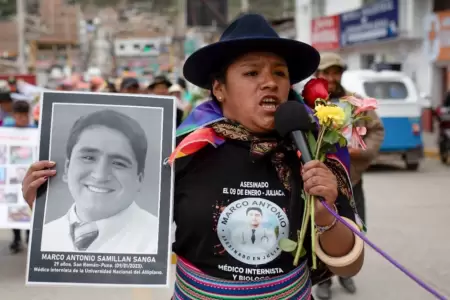 Hermana de vctima lamenta archivamiento de investigacin contra Boluarte.