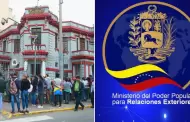 Embajada de Venezuela en Per suspende atencin consular: No procesarn trmites de pasaporte