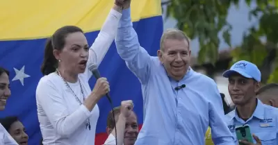 Mara Corina Machado lleg a Venezuela a pocas horas de la toma de mando.