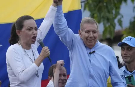 Mara Corina Machado lleg a Venezuela a pocas horas de la toma de mando.