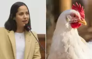 Congresista Sigrid Bazn recibe crticas tras anuncio de proyecto de ley para proteccin de gallinas