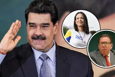 Nicols Maduro amenaz con apresar a Corina Machado y Edmundo Gonzles.