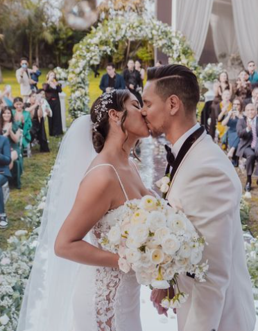 Melissa Paredes y Anthony Aranda se casaron y juraron amor eterno el 3 de agosto.