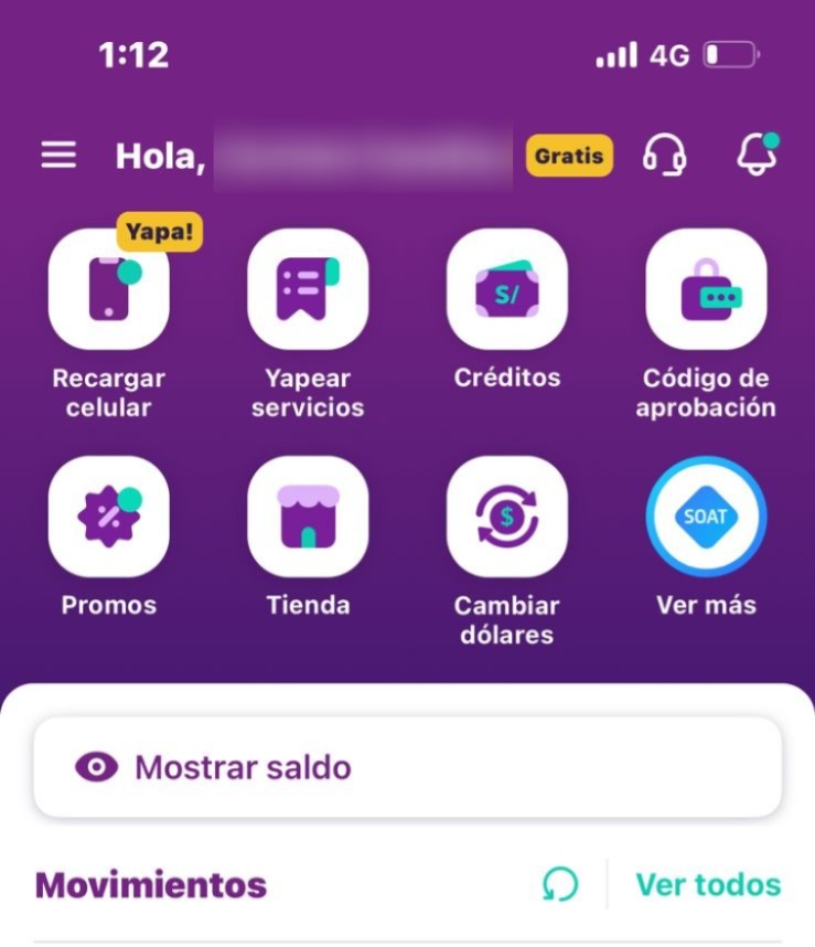 Así puedes adquirir las promos de YAPE.