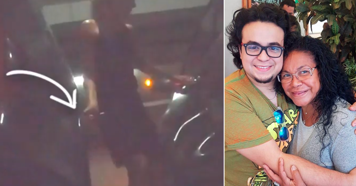 Difunden video donde aparece Natalia Mlaga daando el auto del hijo de Eva Aylln.