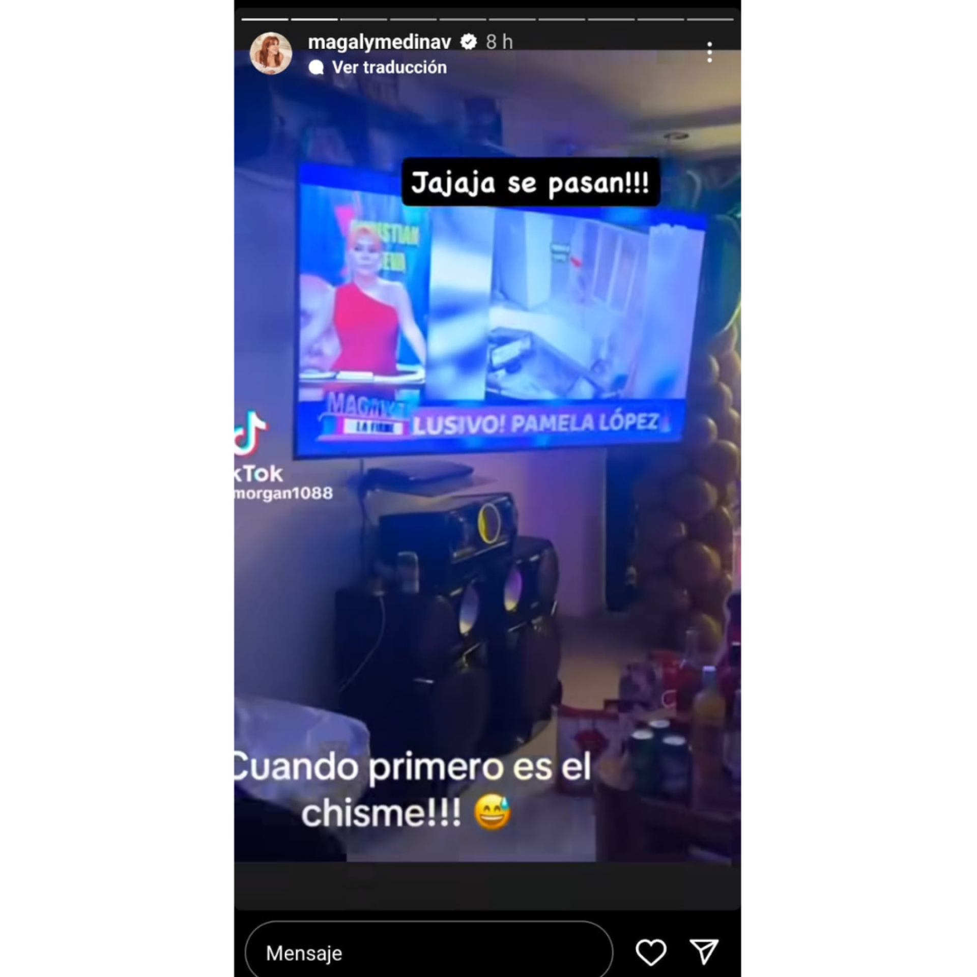 La 'Urraca' reaccion al video viral en redes.