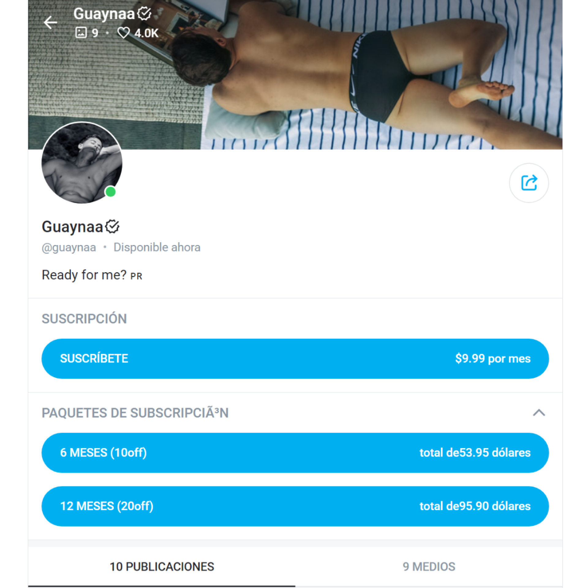 Guaynaa anunci la apertura de su cuenta en OnlyFans.